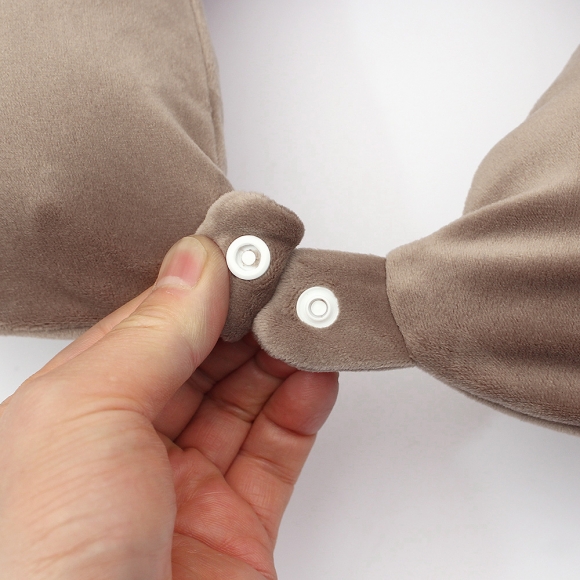 넥플로우 펌핑 에어 목베개(브라운)