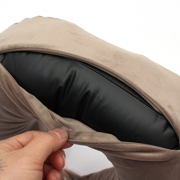 넥플로우 펌핑 에어 목베개(브라운)