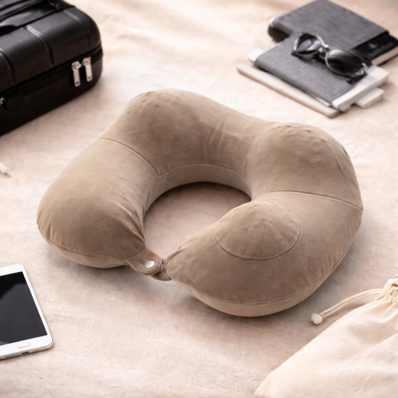 넥플로우 펌핑 에어 목베개(브라운)