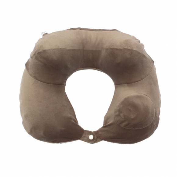넥플로우 펌핑 에어 목베개(브라운)