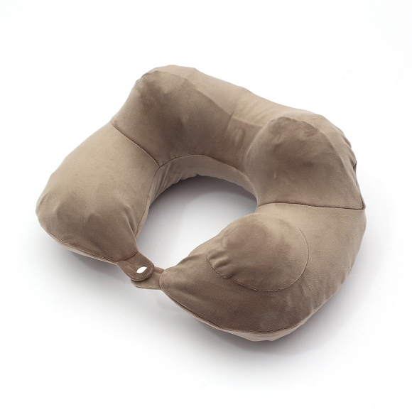 넥플로우 펌핑 에어 목베개(브라운)