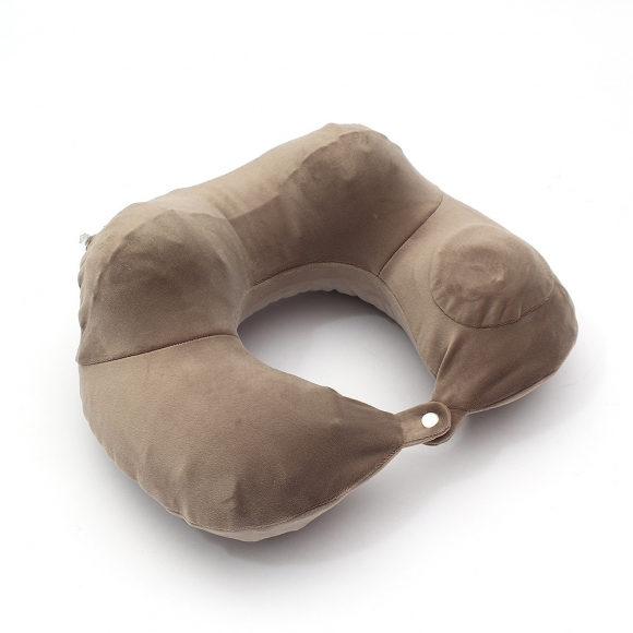 넥플로우 펌핑 에어 목베개(브라운)