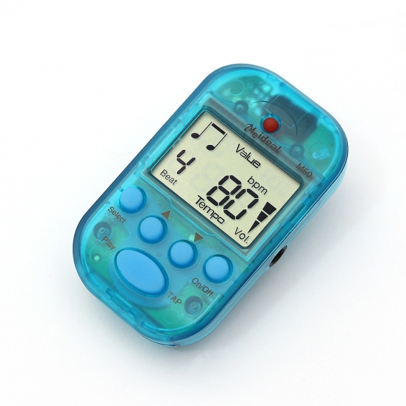클립형 디지털 메트로놈(투명 블루)