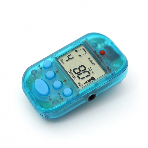 클립형 디지털 메트로놈(투명 블루)