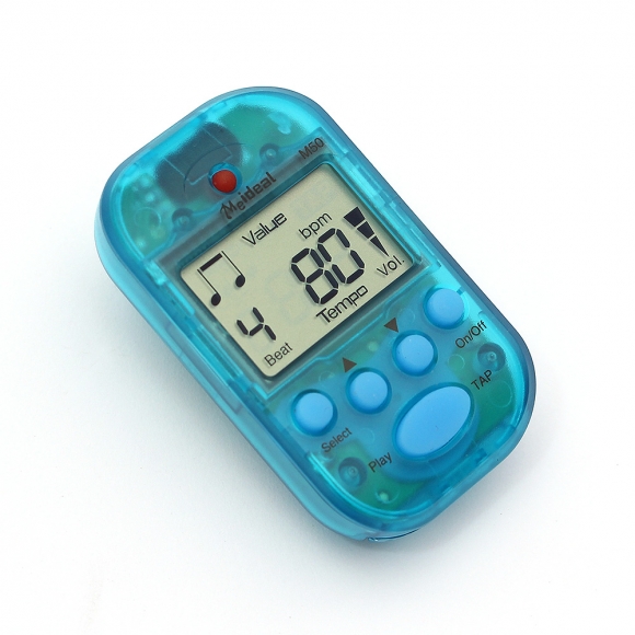 클립형 디지털 메트로놈(투명 블루)