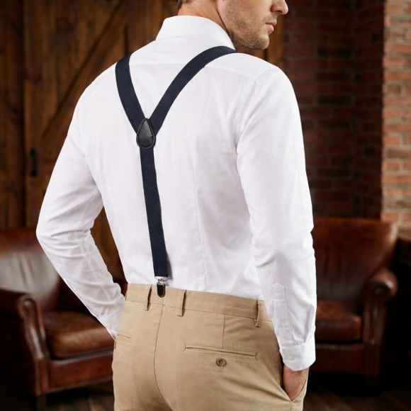 베이직 3클립 멜빵 2p세트(네이비)