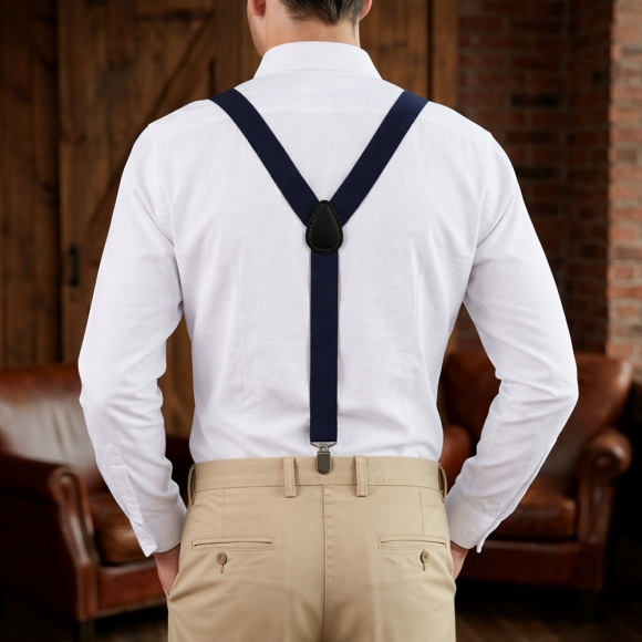 베이직 3클립 멜빵 2p세트(네이비)