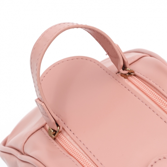 빅오픈 대용량 메이크업 파우치(핑크)