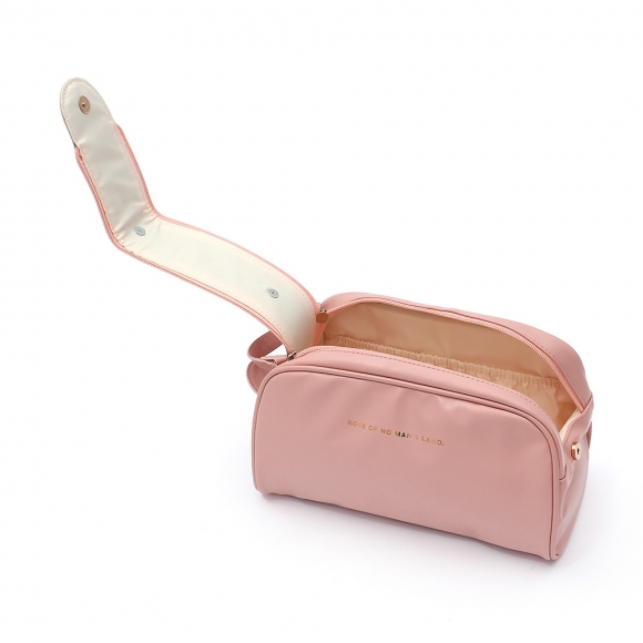 빅오픈 대용량 메이크업 파우치(핑크)