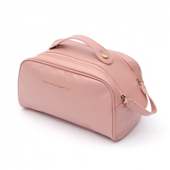 빅오픈 대용량 메이크업 파우치(핑크)