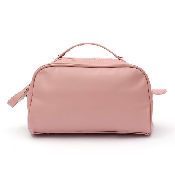 빅오픈 대용량 메이크업 파우치(핑크)