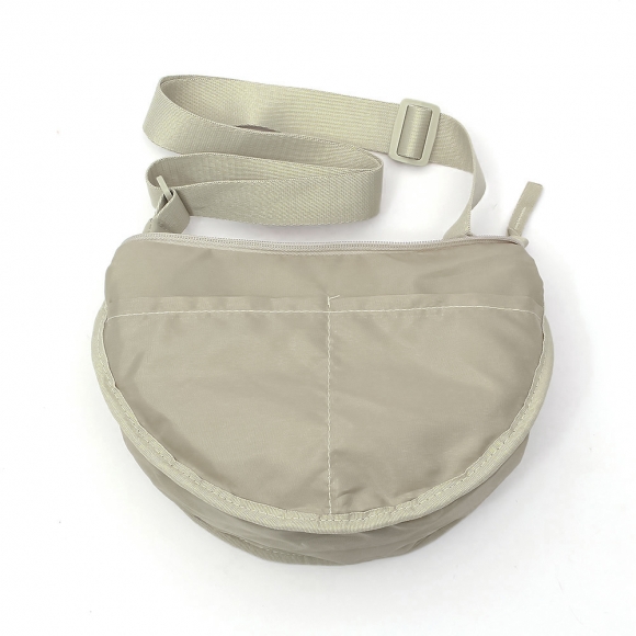 데일리 반달 크로스백(베이지)