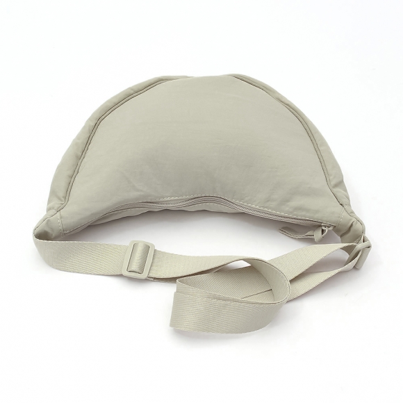 데일리 반달 크로스백(베이지)