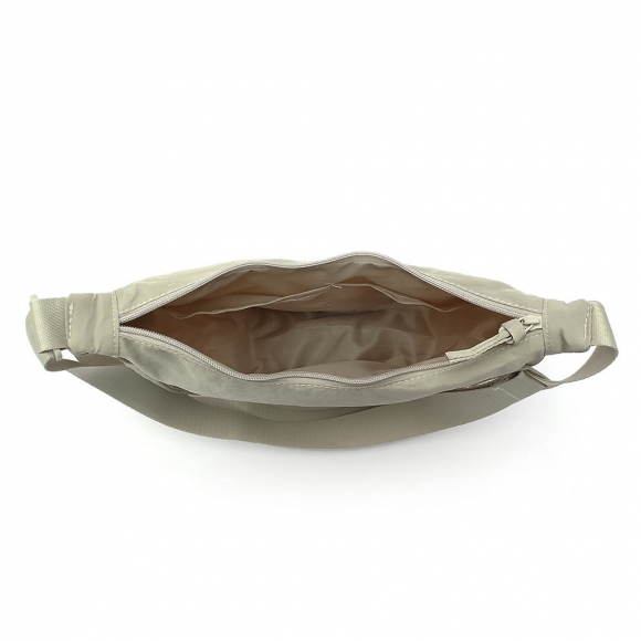 데일리 반달 크로스백(베이지)