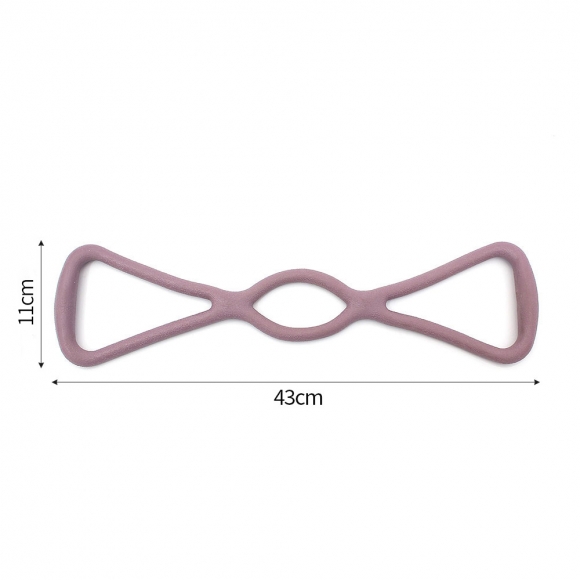 홈트 8자 스트레칭 튜빙밴드(43cmx10.5cm) (퍼플)