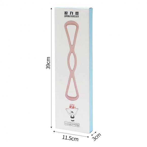 홈트 8자 스트레칭 튜빙밴드(43cmx10.5cm) (퍼플)