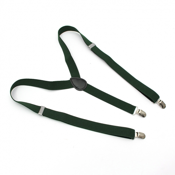 베이직 3클립 멜빵 2p세트(다크그린)