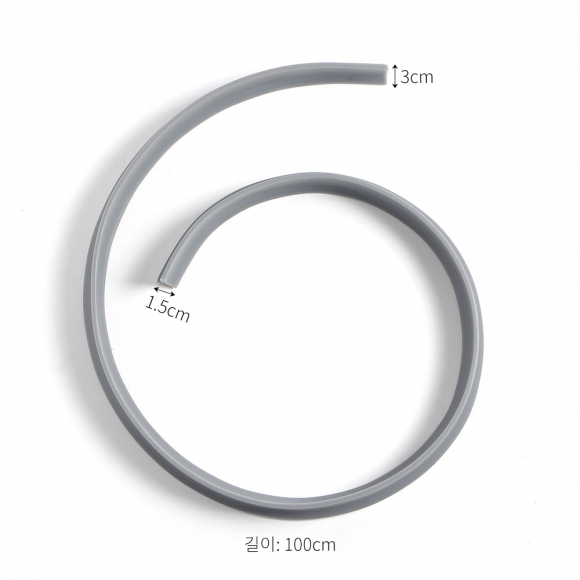 워터펜스 T자형 실리콘 물막이(높이 3cm) (그레이)