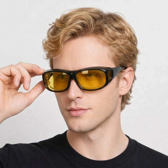 넓은시야 편광 선글라스(옐로우)