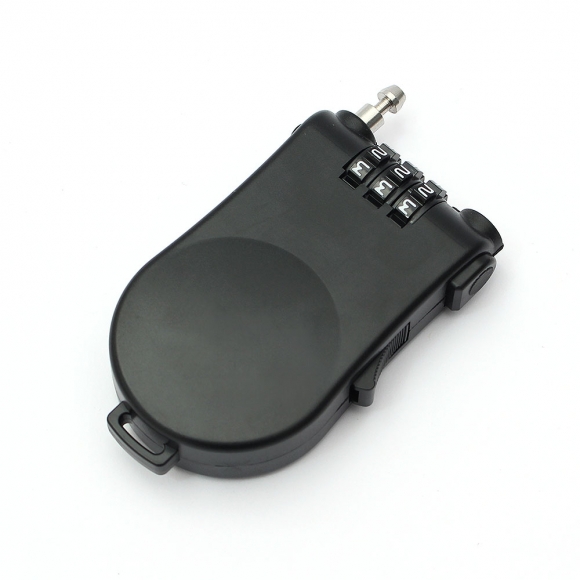 [영달철물] 세이프락 와이어 자물쇠 90cm(블랙)