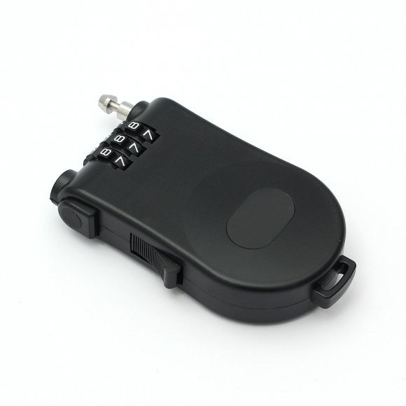 [영달철물] 세이프락 와이어 자물쇠 90cm(블랙)