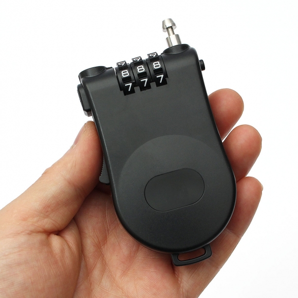 [영달철물] 세이프락 와이어 자물쇠 90cm(블랙)