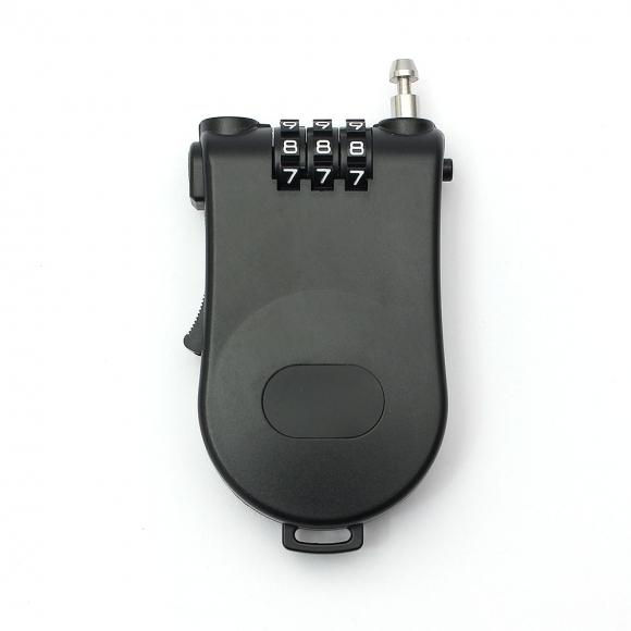 [영달철물] 세이프락 와이어 자물쇠 90cm(블랙)