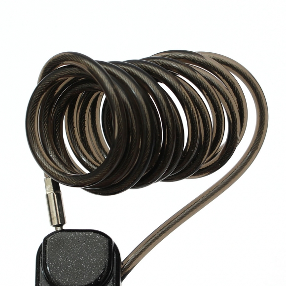 [영달철물] 락모어 와이어 자물쇠 110cm(블랙)