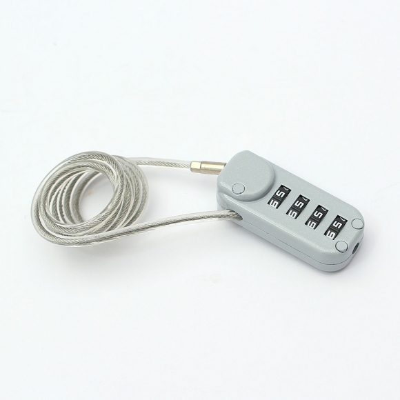 [영달철물] 락모어 와이어 자물쇠 60cm(그레이)