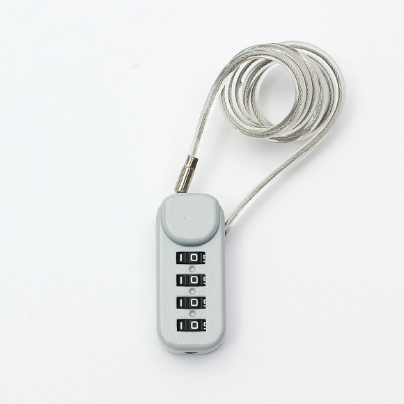 [영달철물] 락모어 와이어 자물쇠 60cm(그레이)