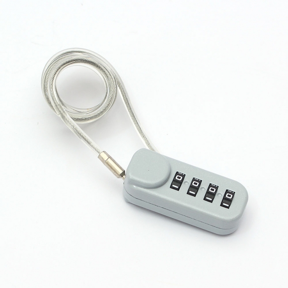 [영달철물] 락모어 와이어 자물쇠 60cm(그레이)