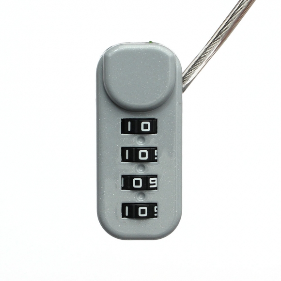 [영달철물] 락모어 와이어 자물쇠 120cm(그레이)