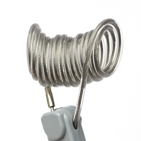 [영달철물] 락모어 와이어 자물쇠 120cm(그레이)