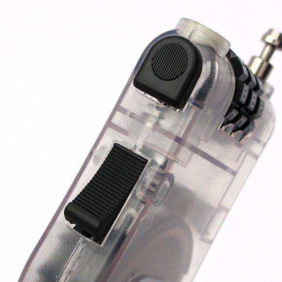 [영달철물] 세이프락 와이어 자물쇠 90cm(투명)