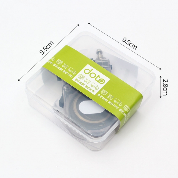 [영달철물] 세이프락 와이어 자물쇠 90cm(투명)