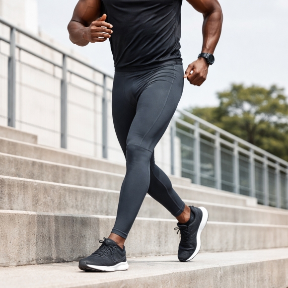 액티브핏 남성 스포츠 레깅스(M) (그레이)