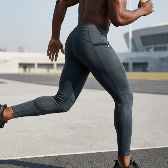 액티브핏 남성 스포츠 레깅스(M) (그레이)