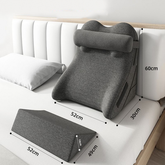 인체공학적 컴포트 등받이 쿠션+다리 받침대 A-2(색상)