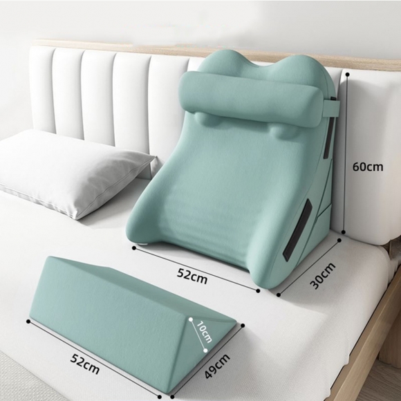 인체공학적 컴포트 등받이 쿠션+다리 받침대 A-2(색상)