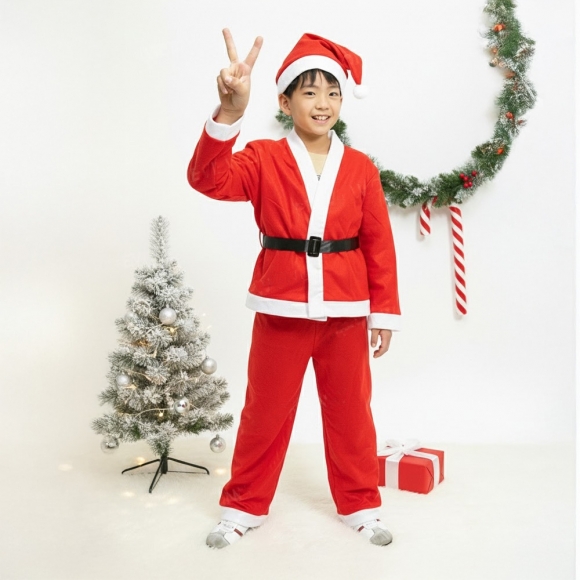 행복가득 크리스마스 산타복(일반형) (청소년용)