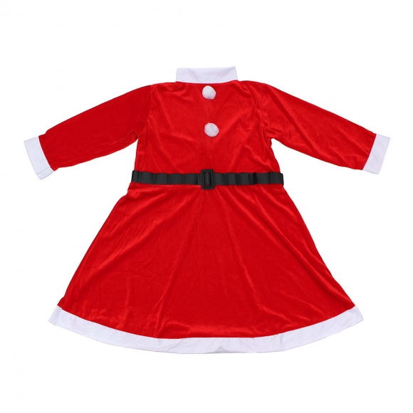 행복가득 원피스 산타복 3종세트(고급형) (청소년용)