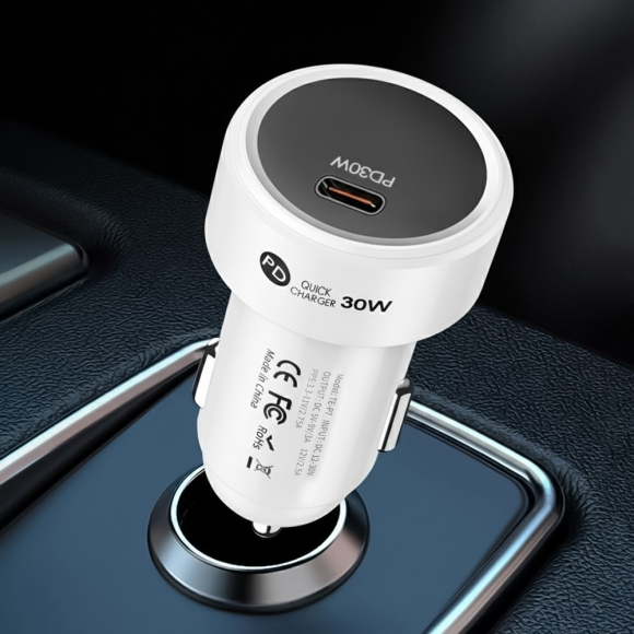 pd65w 차량용 충전기(화이트)