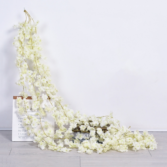 벚꽃 조화 넝쿨(화이트)