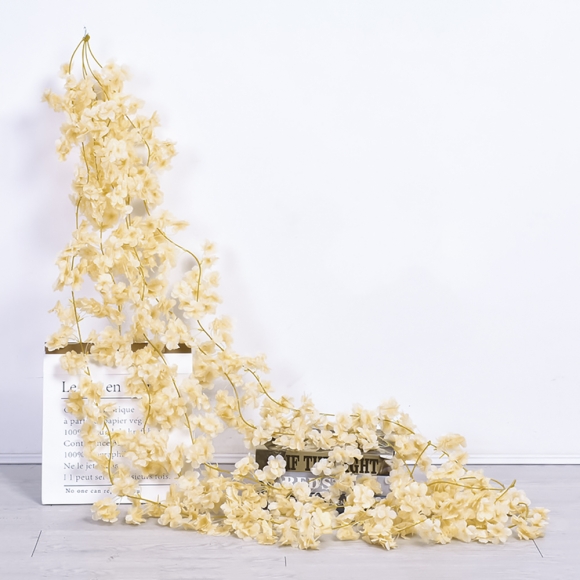 벚꽃 조화 넝쿨(옐로우)