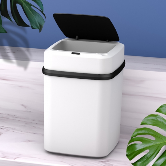 센서감지 스마트 휴지통(화이트)