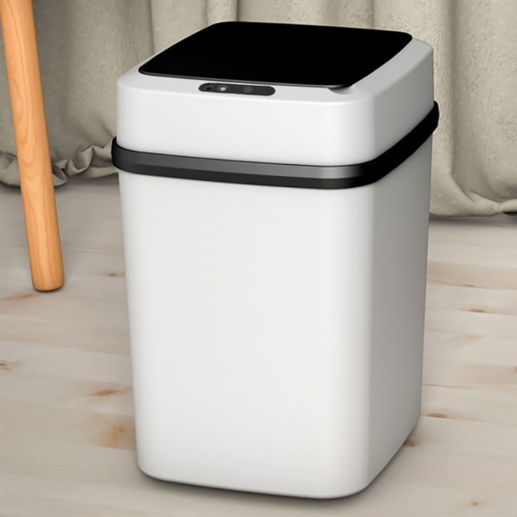 센서감지 스마트 휴지통(화이트)