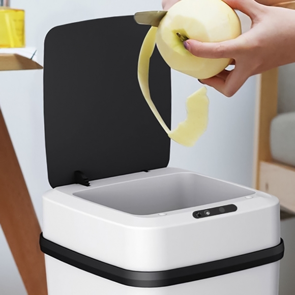 센서감지 스마트 휴지통(화이트)