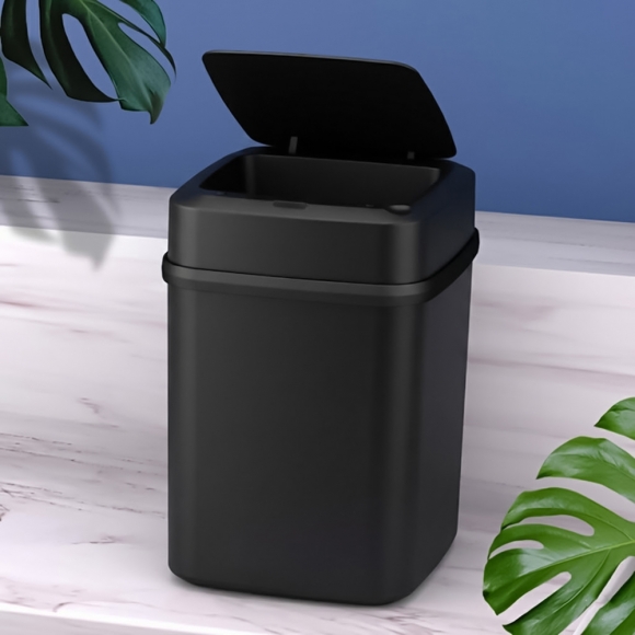 센서감지 스마트 휴지통(블랙)