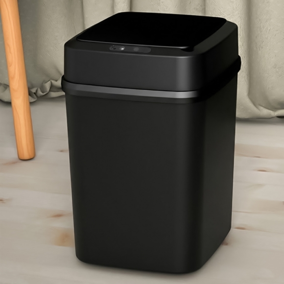 센서감지 스마트 휴지통(블랙)