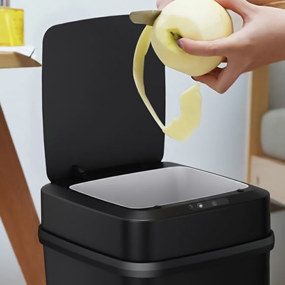 센서감지 스마트 휴지통(블랙)